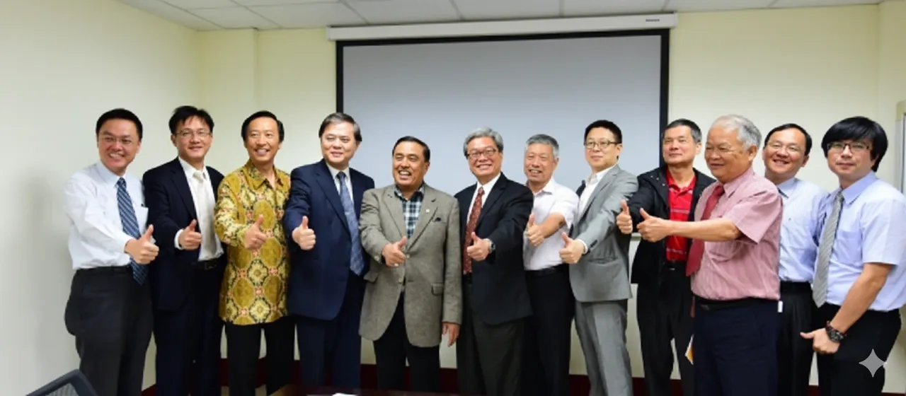 Group photo during Indonesian delegation visit to LINKAGE ELECTRIC