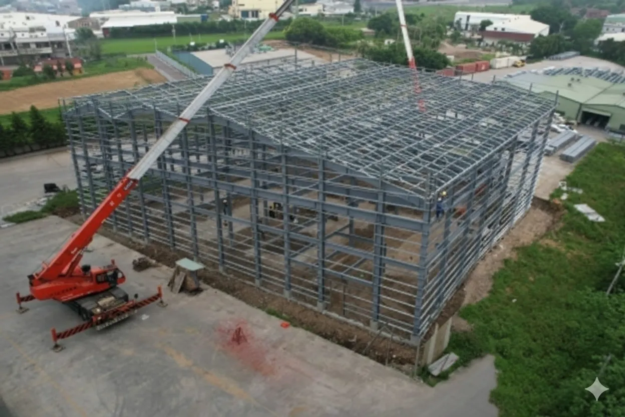 New plant construction activities at LINKAGE ELECTRIC
